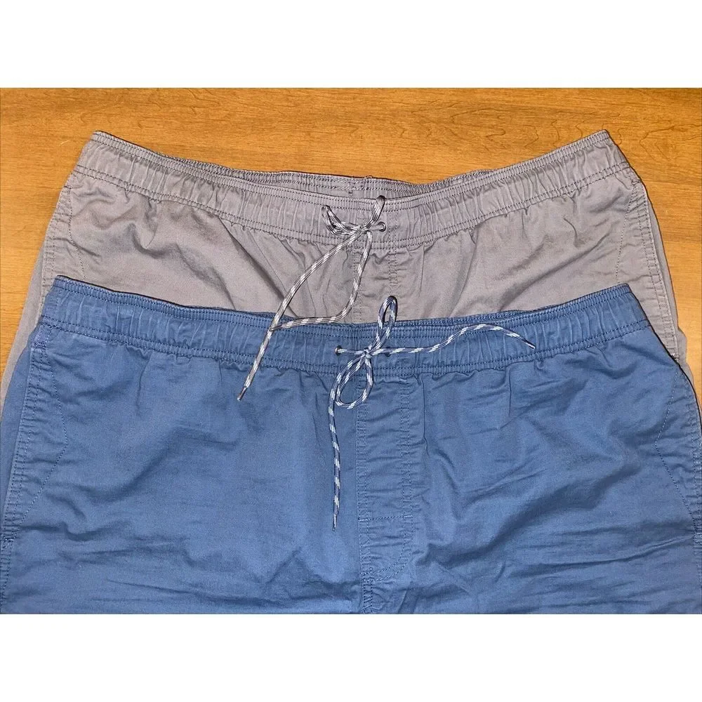 Amazon Essentials Shorts Men XXL Lot Of 2‎ Qty 2 Elastic Vacation Beach Island